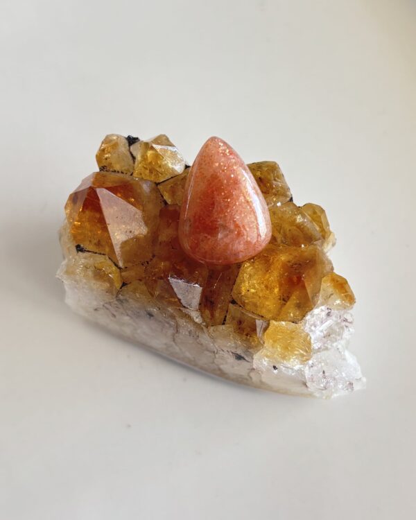 21mm Sunstone Cabochon for Handcrafted Accessories
