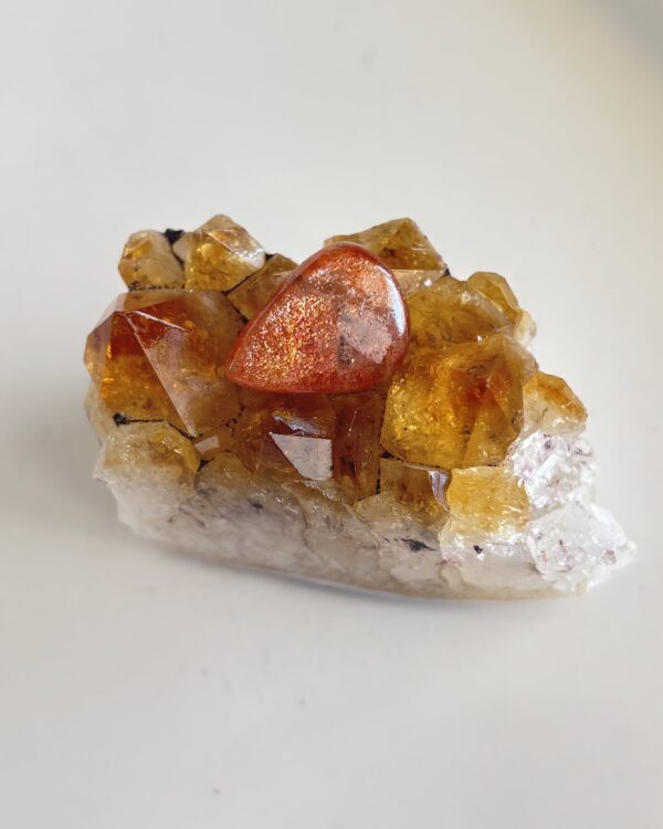 20mm Sunstone Cabochon for Handcrafted Accessories