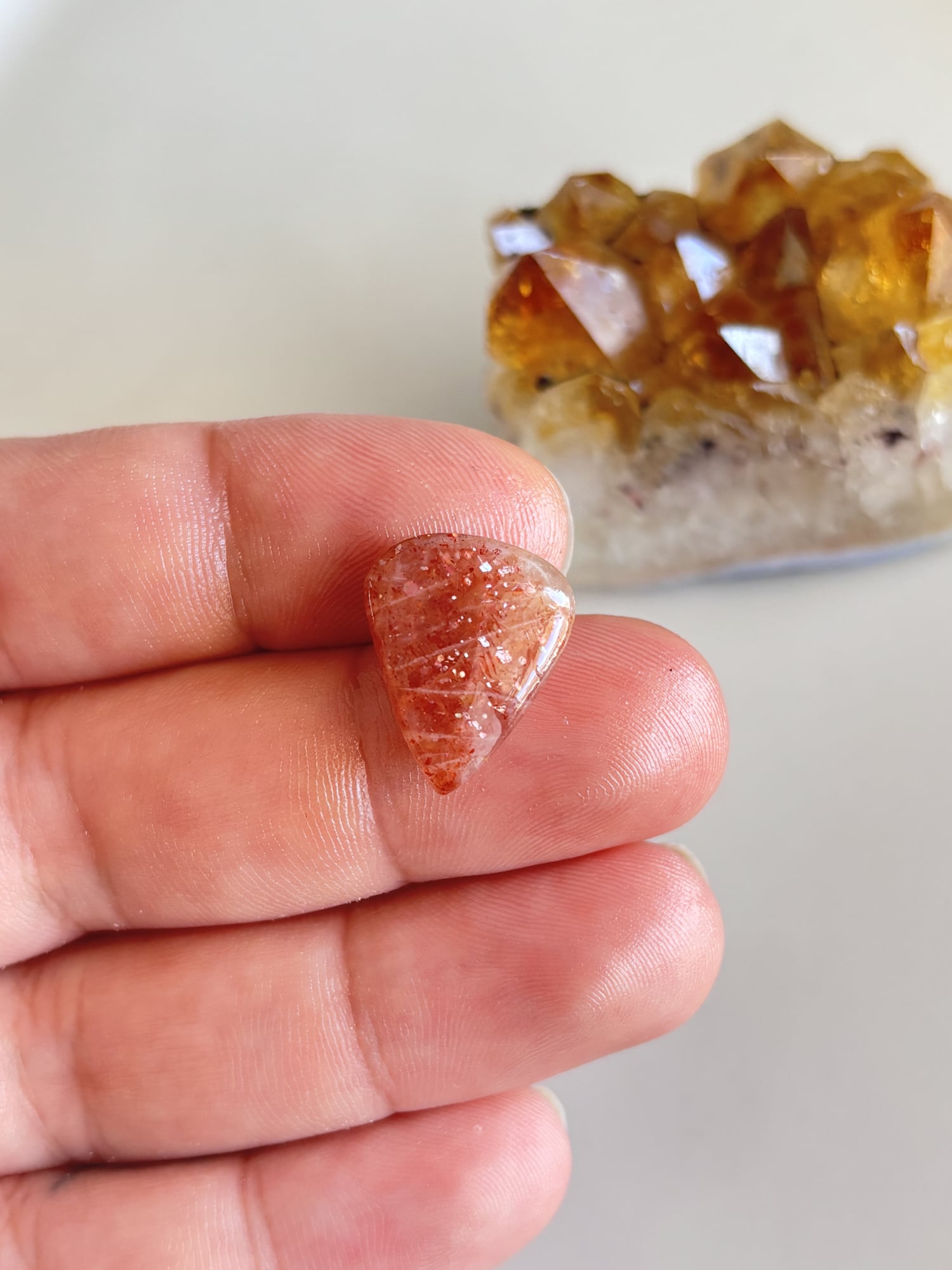 20mm Sunstone Cabochon for Creative Jewelry Designs - Image 2