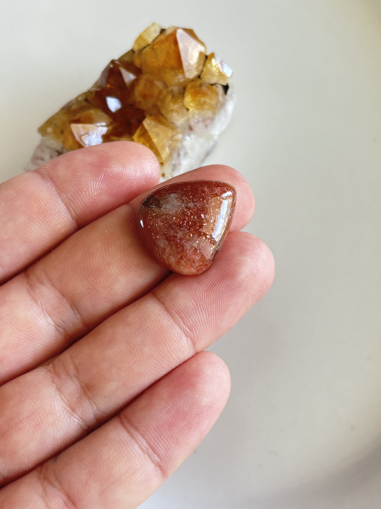 24mm Sunstone Cabochon for Pendant Settings - Image 2