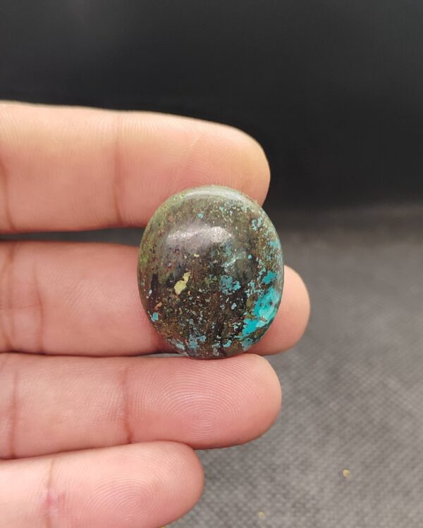 28mm Genuine Tibetan Turquoise Cabochon