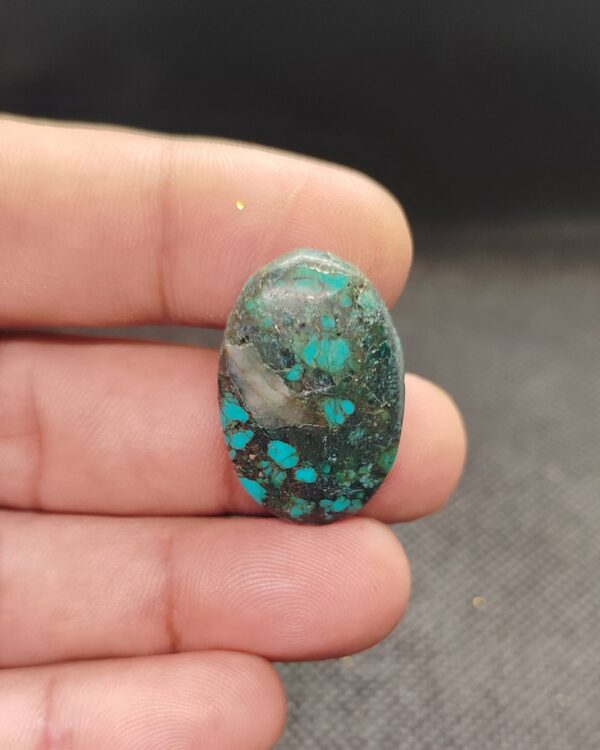 29mm Natural Tibetan Turquoise Cabochon