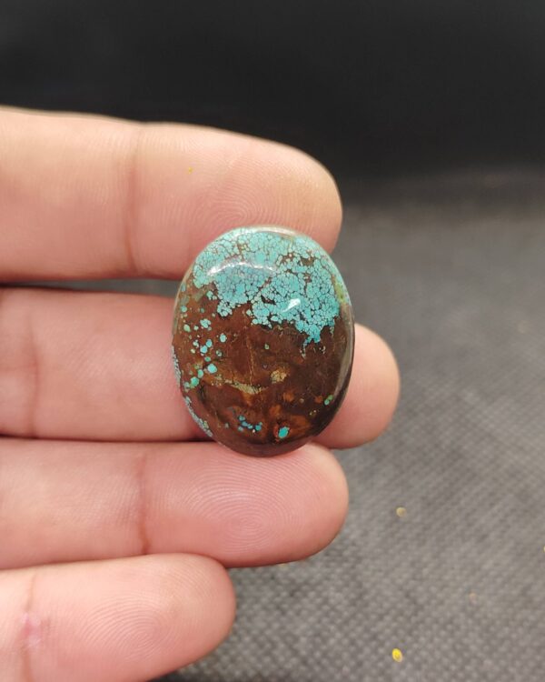 28mm Tibetan Turquoise Oval Cabochon