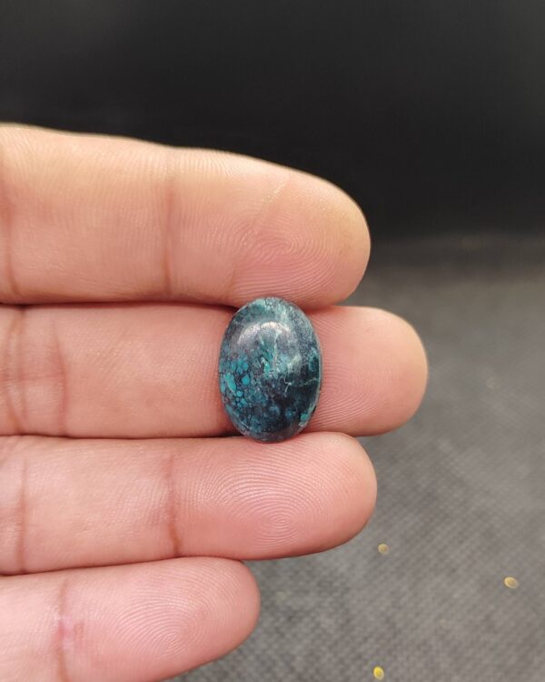 18mm Natural Tibetan Turquoise Cabochon