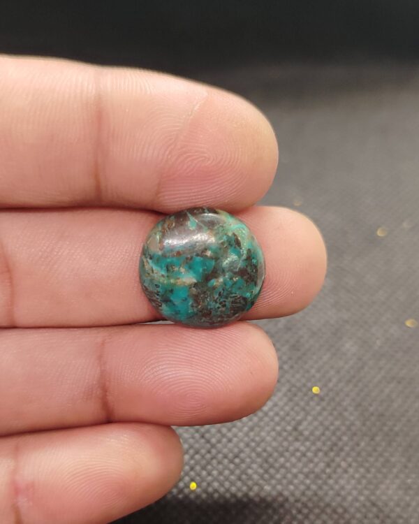 18mm Tibetan Turquoise Cabochon for Wire Wrapped Jewelry