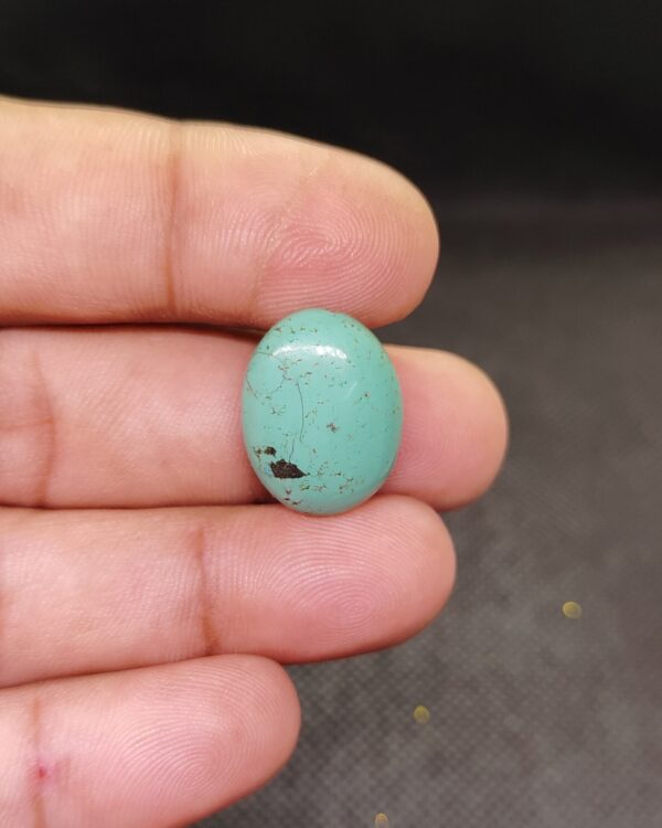 20mm Tibetan Turquoise Stone for Macrame Creations
