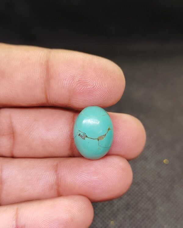 18mm Tibetan Turquoise Stone for Ring Settings
