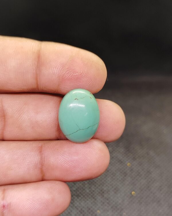 20mm Tibetan Turquoise Cabochon for Bezel Setting