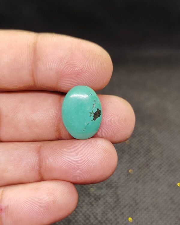 18mm Tibetan Turquoise Cabochon for Jewelry Makers