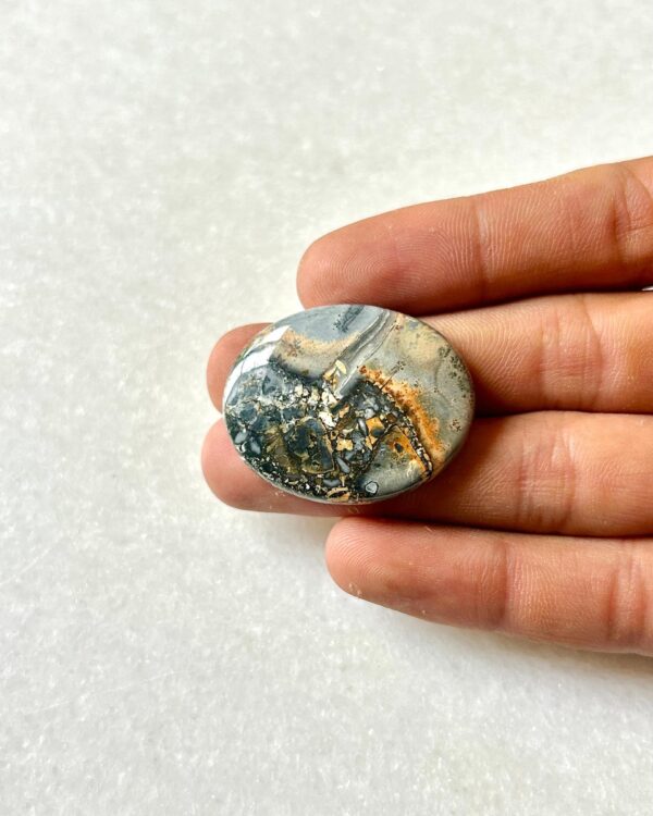 36mm Natural Maligano Jasper Cabochon for Jewelry Making