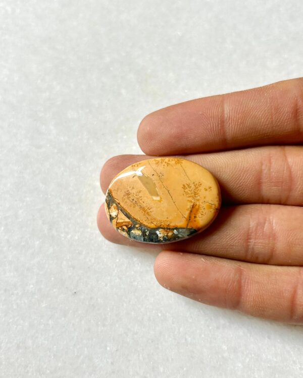 34mm Natural Maligano Jasper Cabochon for Jewelry Making