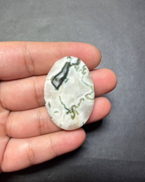 43mm Natural Tree Agate Cabochon – Hand Selected Piece