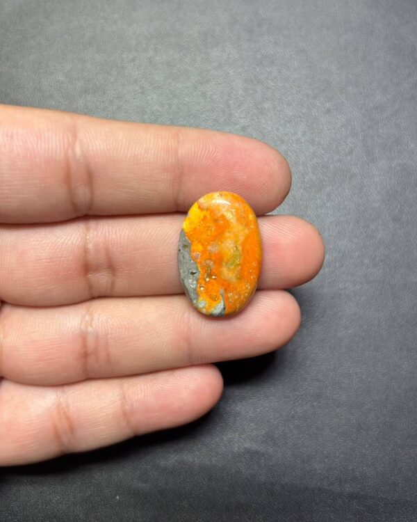 25mm Natural Bumblebee Jasper Cabochon for Pendants