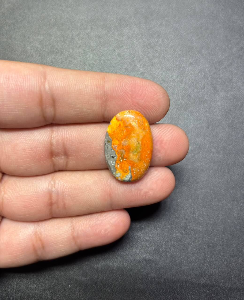 25mm Natural Bumblebee Jasper Cabochon for Pendants