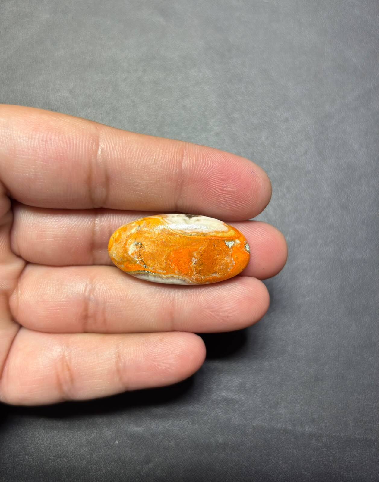 35mm Genuine Bumblebee Jasper Cabochon for Jewelry Design - Image 2