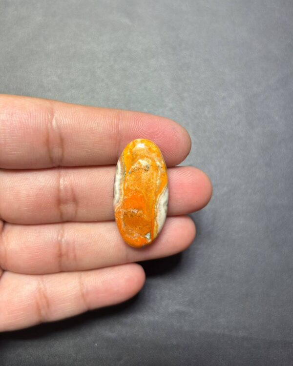 35mm Genuine Bumblebee Jasper Cabochon for Jewelry Design