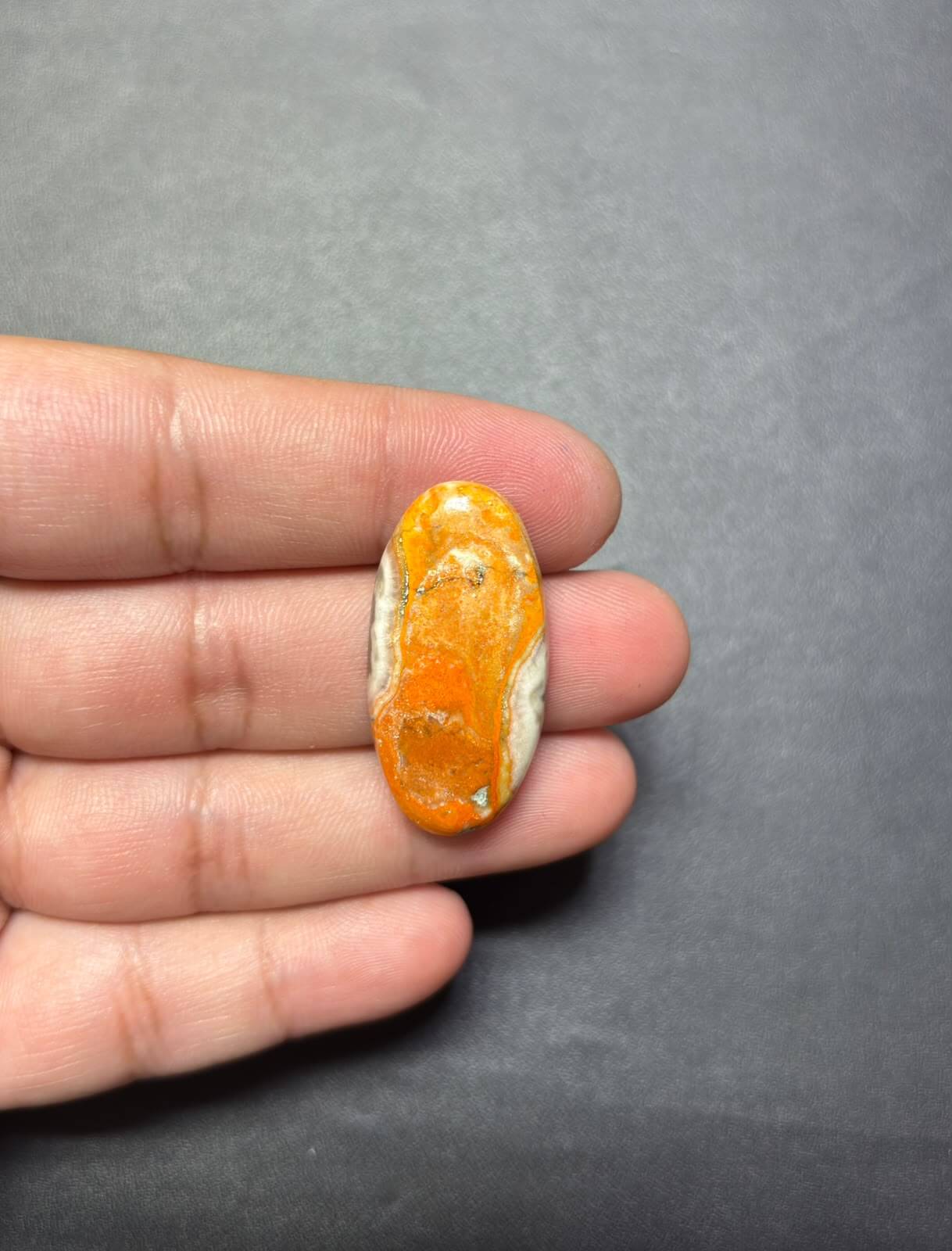 35mm Genuine Bumblebee Jasper Cabochon for Jewelry Design