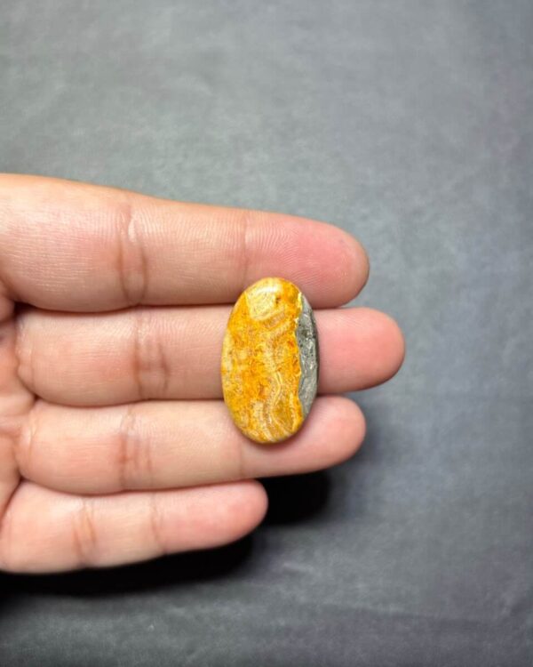30mm Natural Bumblebee Jasper Stone for Jewelry Making