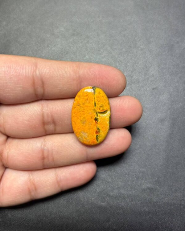 28mm Genuine Bumblebee Jasper Gemstone – One of a Kind