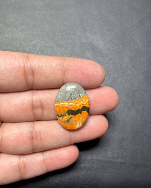 27mm Genuine Bumblebee Jasper Gemstone Cabochon