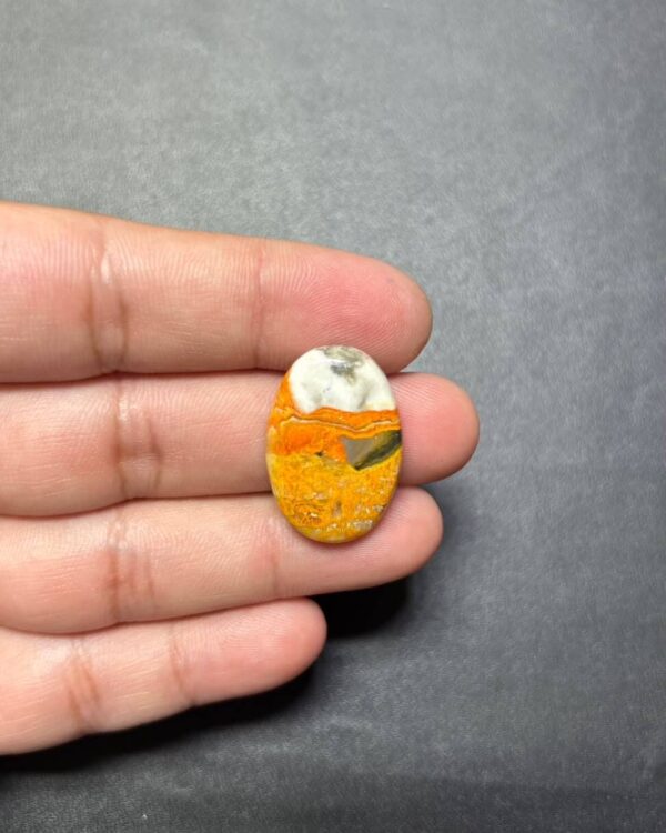 26mm Bumblebee Jasper Cabochon for Pendant Making