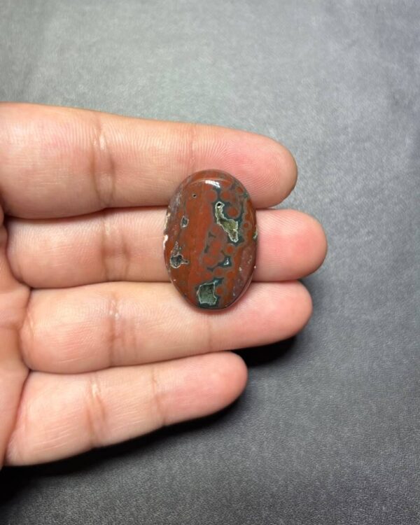 30mm Genuine Ocean Jasper Stone for Jewelry Projects