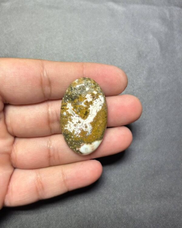 40mm Natural Ocean Jasper Cabochon for Wire Wrapping