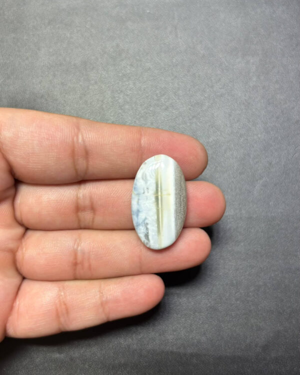 Natural Owyhee Blue Opal Cabochon – 30 mm