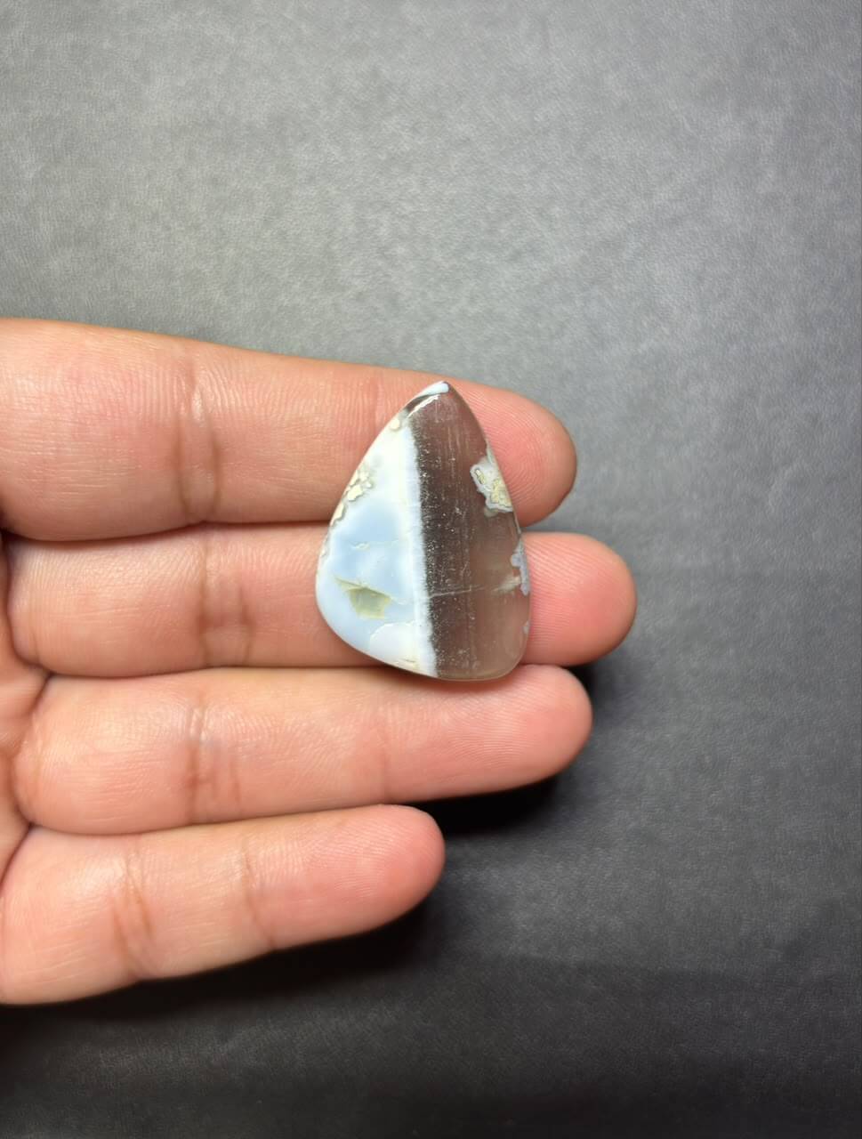 Natural Owyhee Blue Opal Cabochon – 32 mm