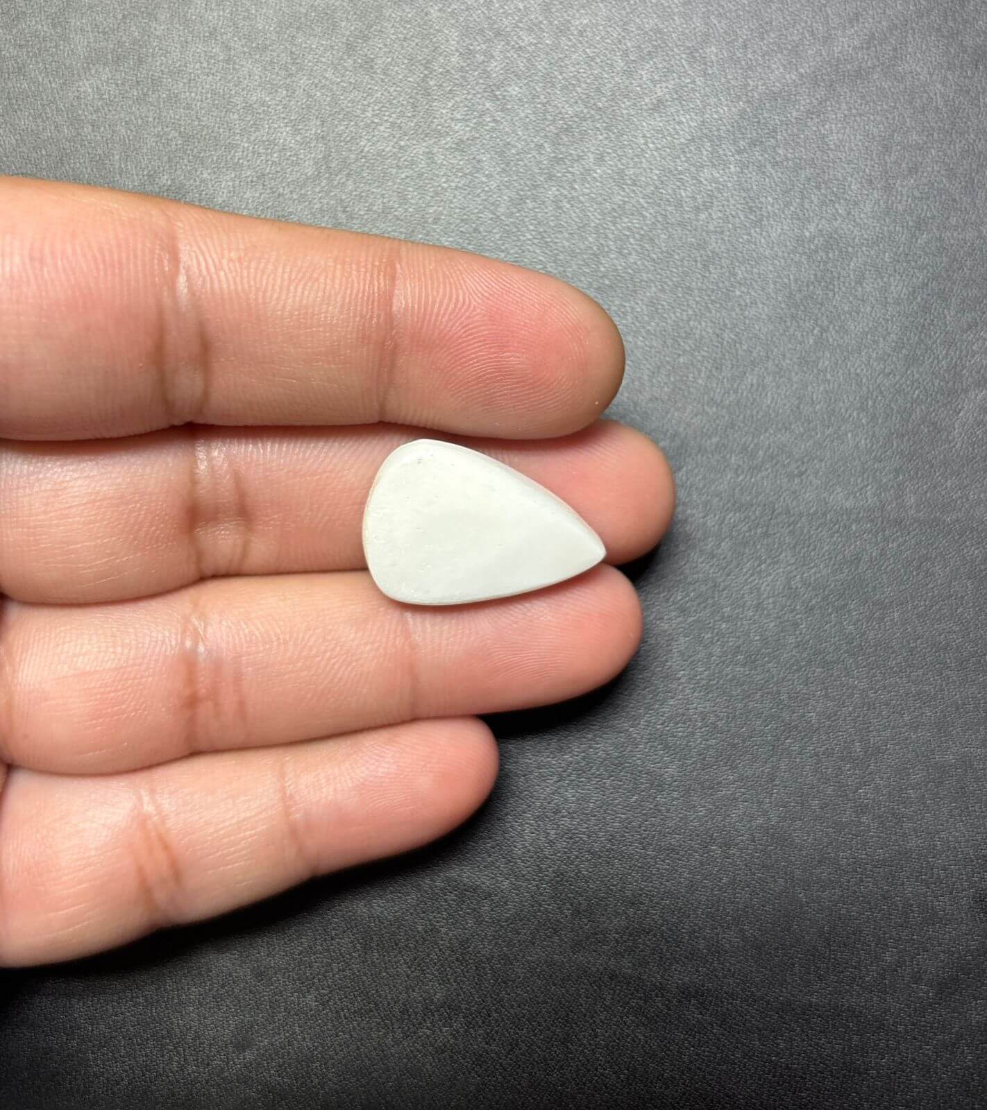 24mm White Scolecite for Micro Macramé Jewelry - Image 2