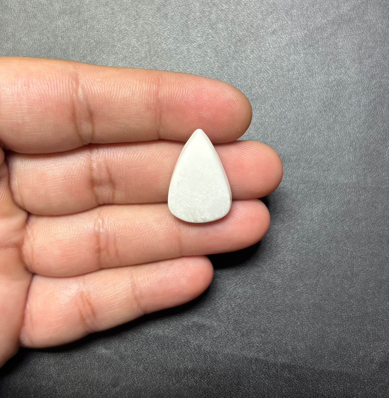 24mm White Scolecite for Micro Macramé Jewelry