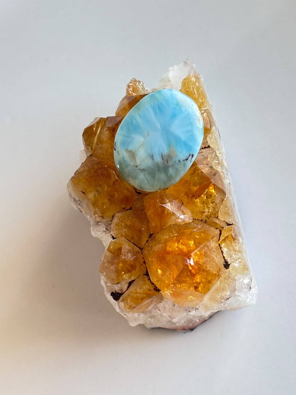 23mm Larimar Stone for Creative Jewellery