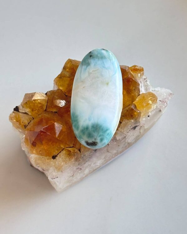 37mm Larimar Gemstone for Jewellery Making