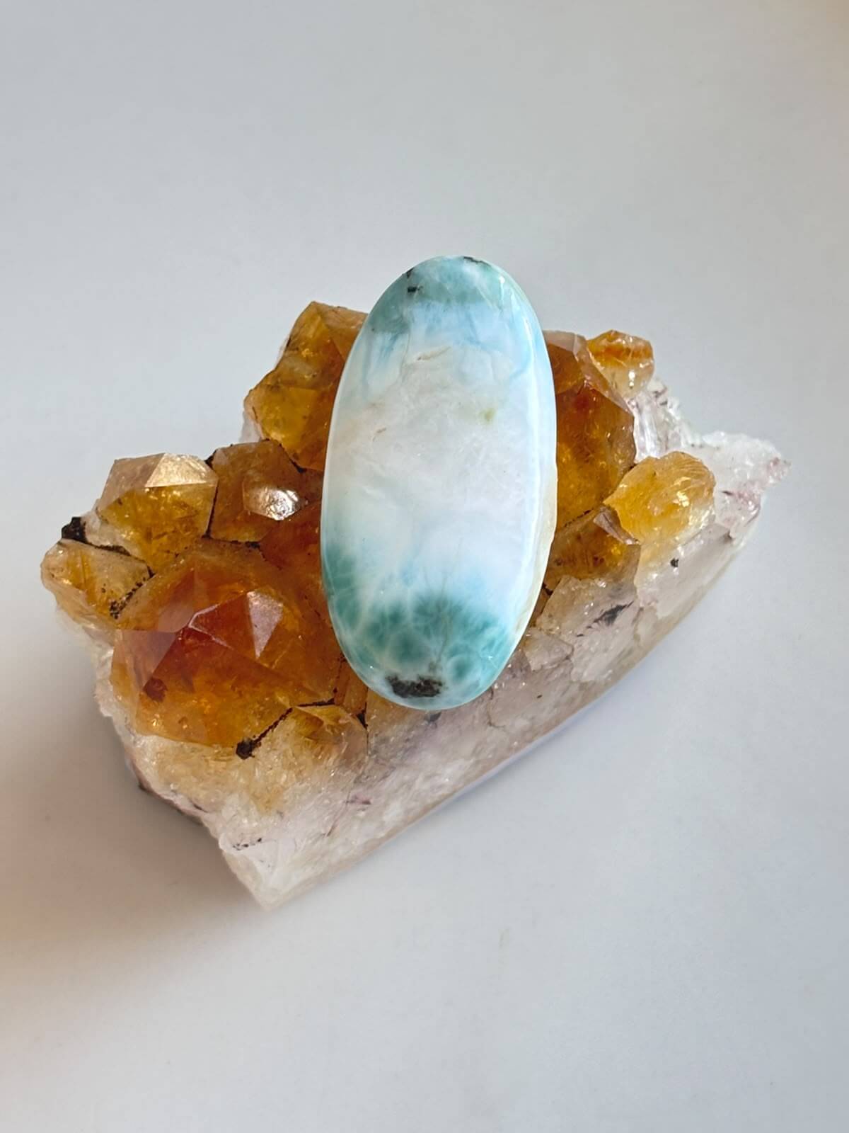 37mm Larimar Gemstone for Jewellery Making