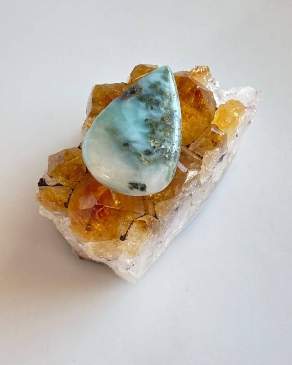 32mm Larimar Stone for Macramé