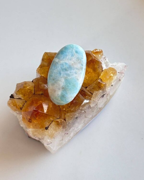 30mm Larimar Gemstone for Handmade Designs