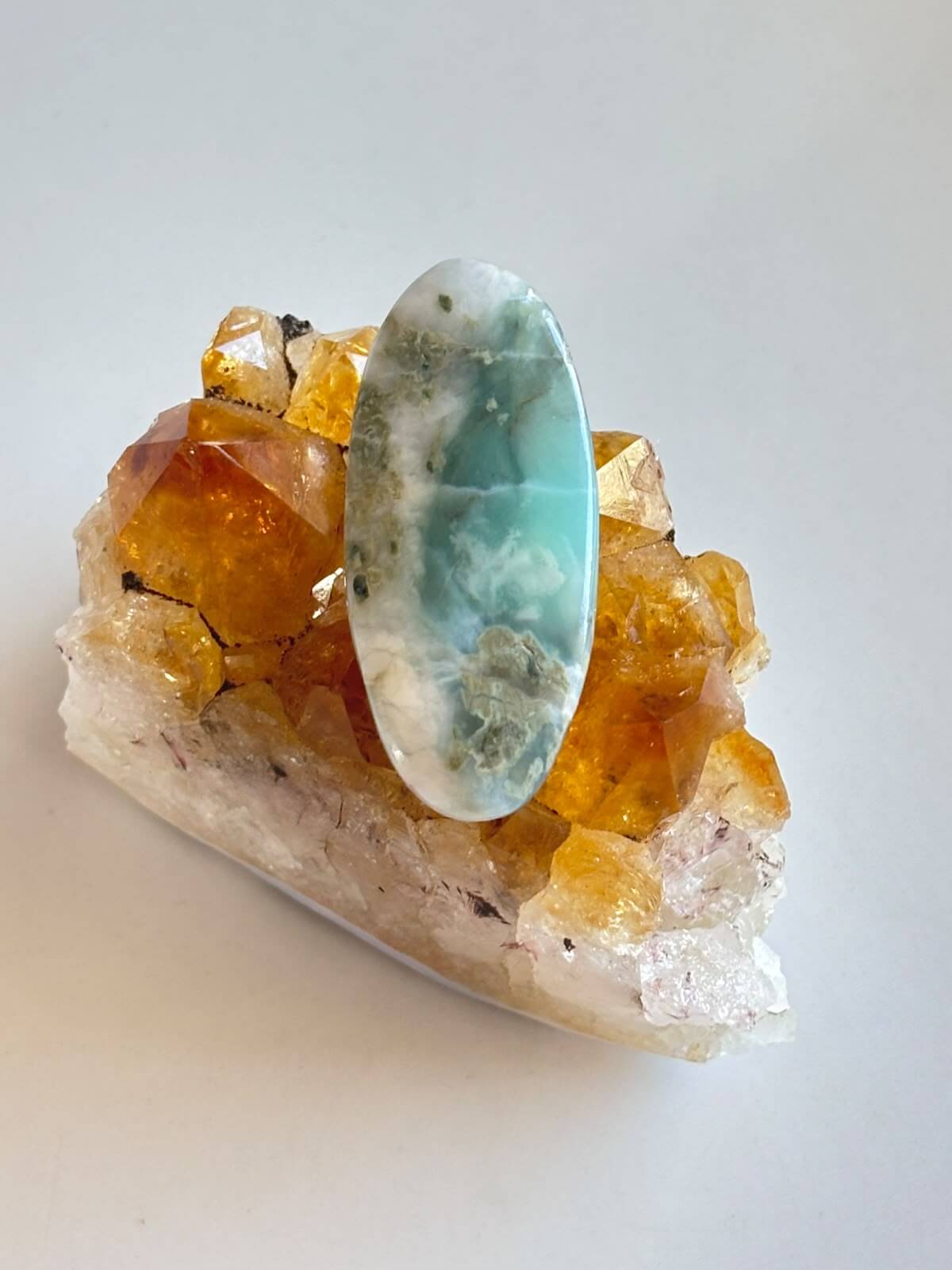 39mm Larimar Stone for Creative Jewellery