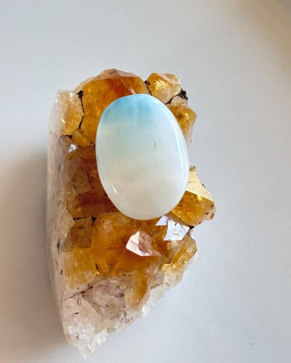27mm Larimar Stone for Macramé