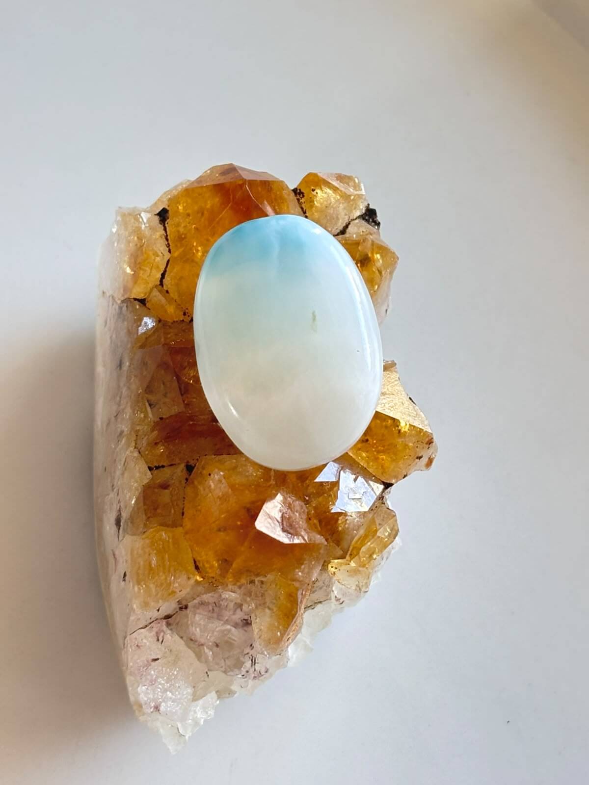 27mm Larimar Stone for Macramé