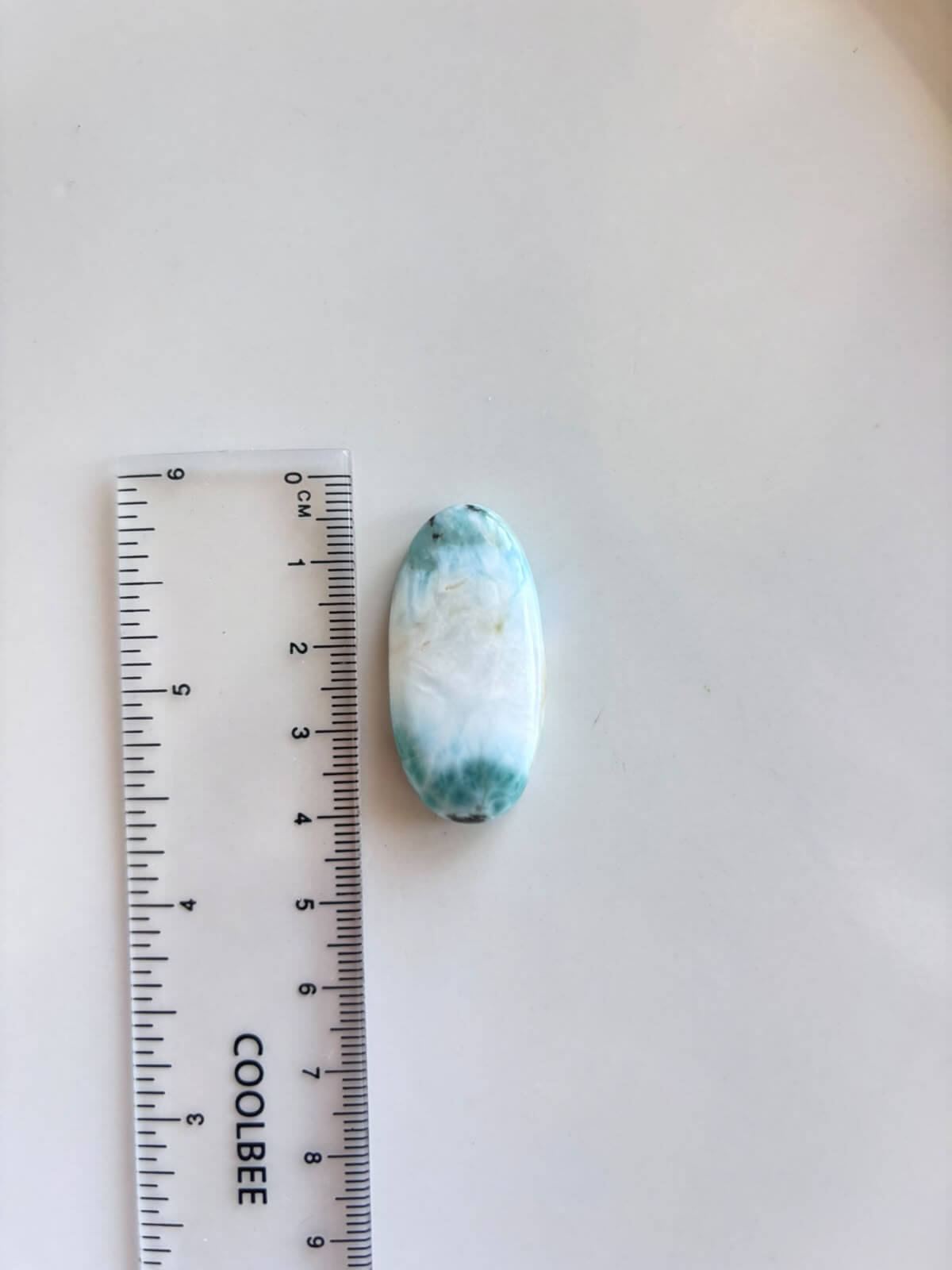 37mm Larimar Gemstone for Jewellery Making - Image 2