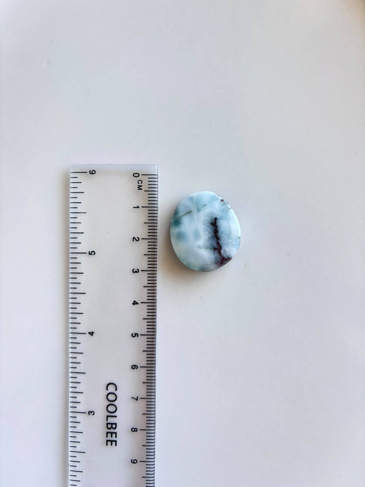 24mm Larimar Gemstone for Pendant Designs - Image 2
