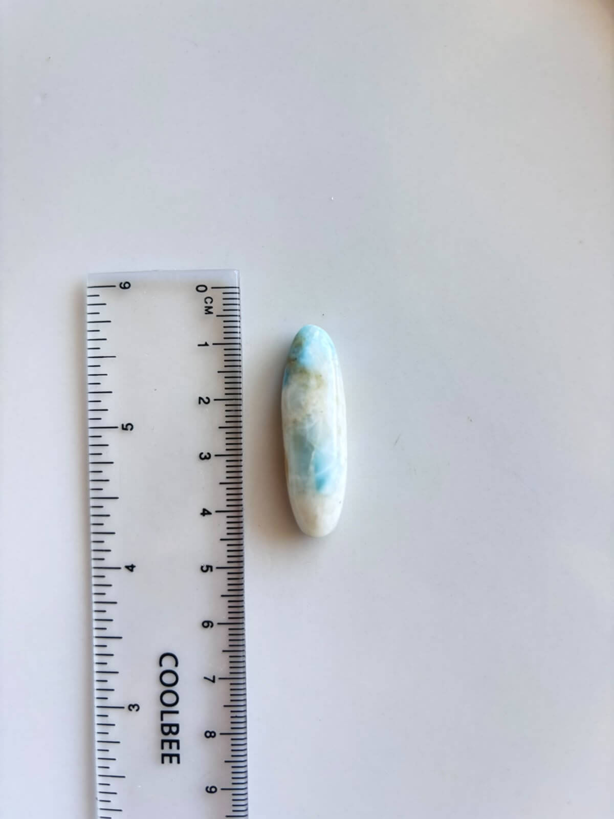 37mm Larimar Gemstone for Pendant Designs - Image 2