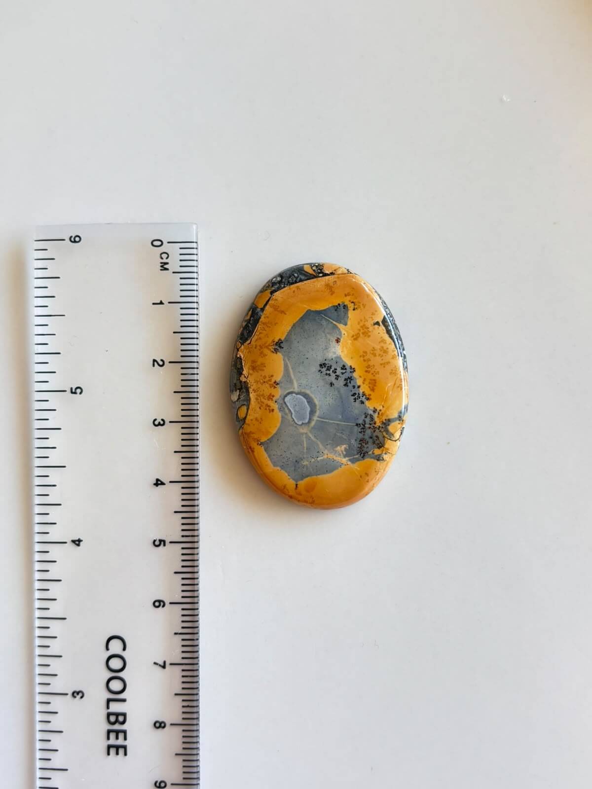 40mm Natural Maligano Jasper Cabochon - Image 2
