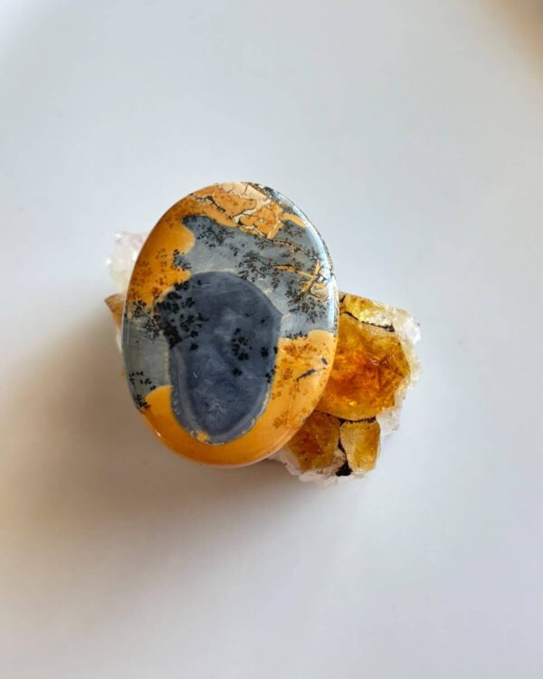 44mm Unique Maligano Jasper Gemstone Cabochon