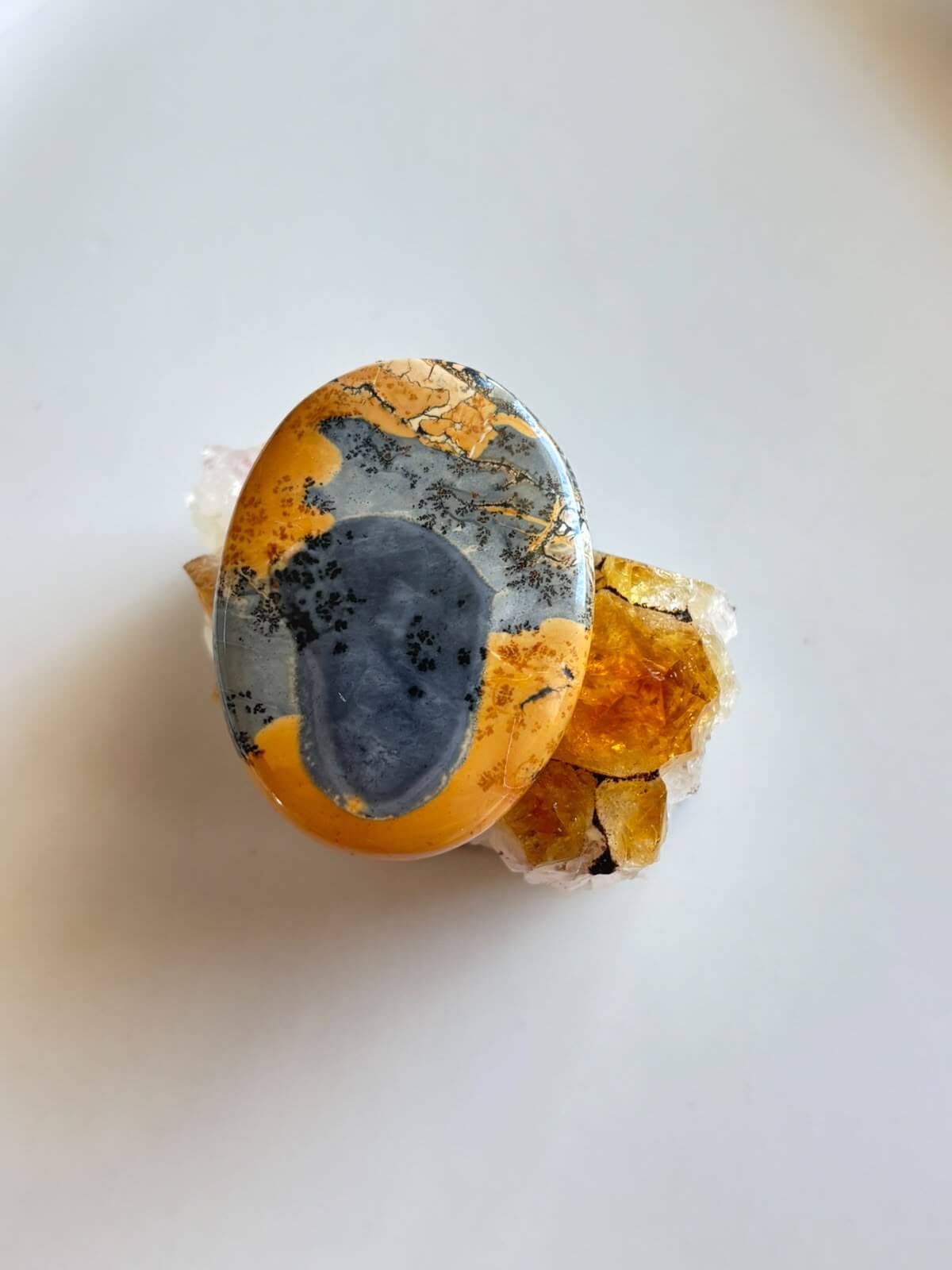 44mm Unique Maligano Jasper Gemstone Cabochon