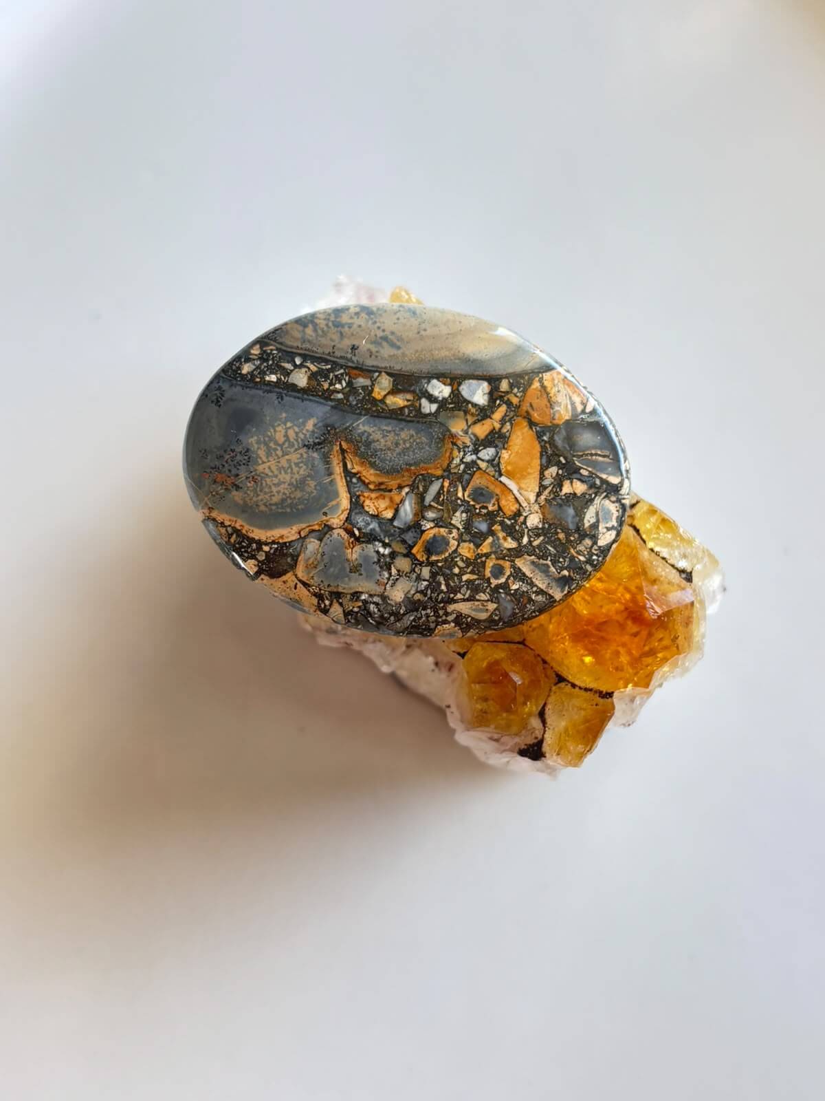 44mm Large Natural Maligano Jasper Cabochon