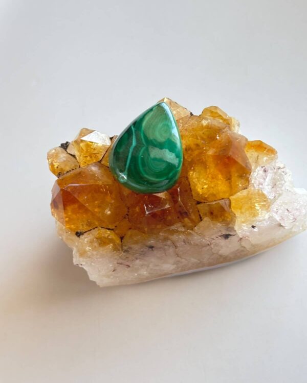21mm Malachite Stone for Creative Jewellery