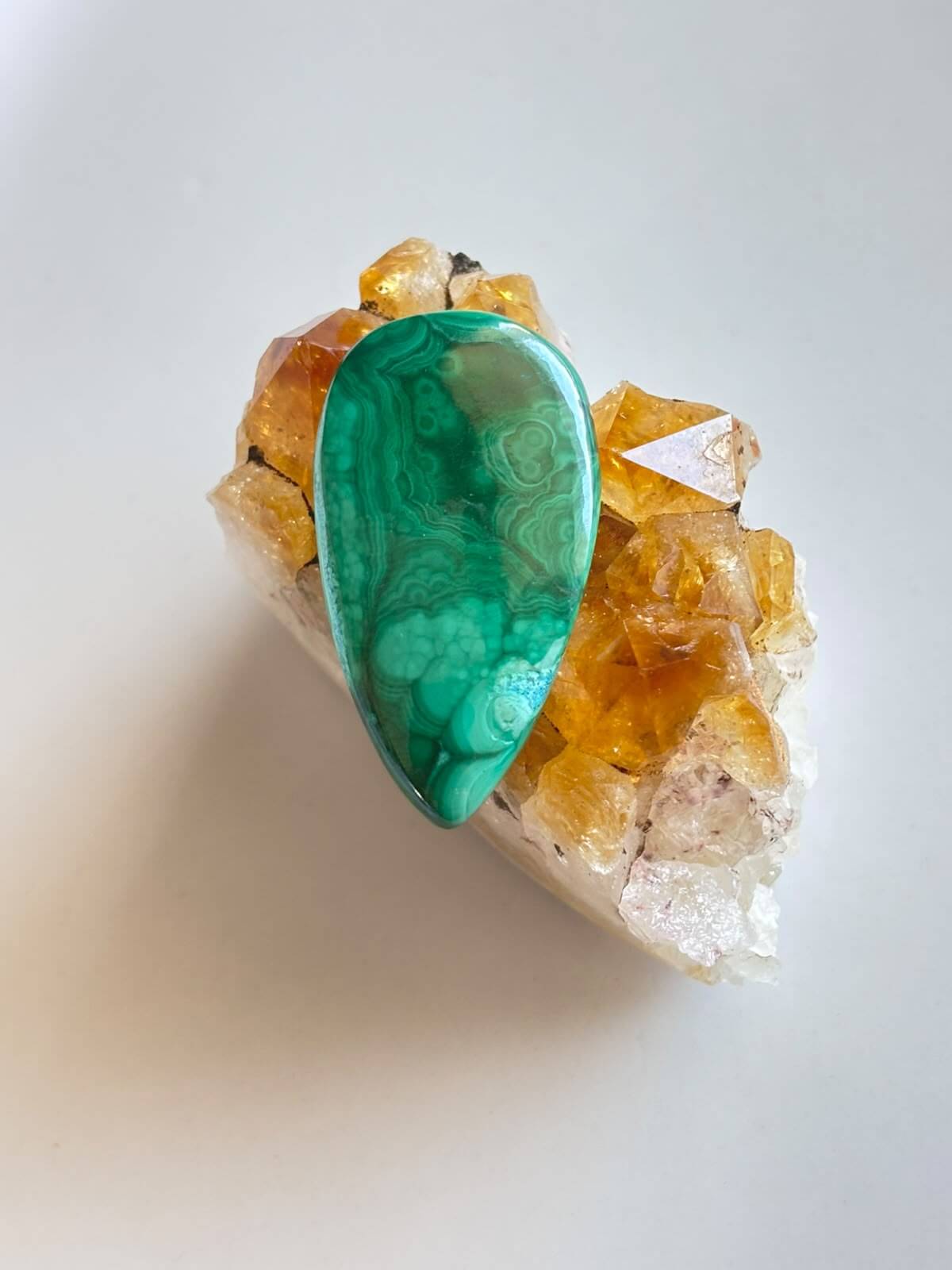 40mm Malachite Gemstone for Handmade Designs