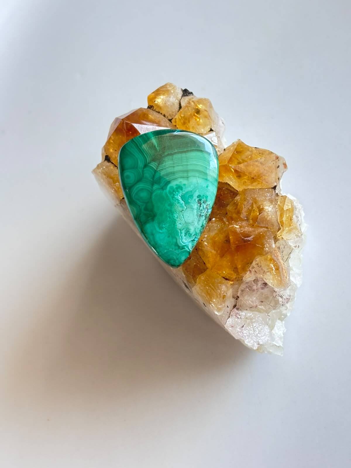 31mm Malachite Stone for Jewellery Projects