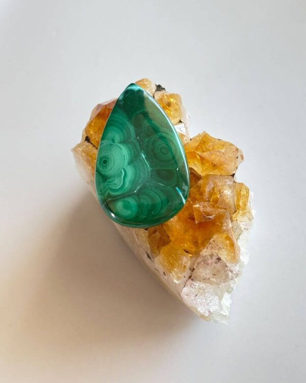 26mm Malachite Stone for Custom Jewellery